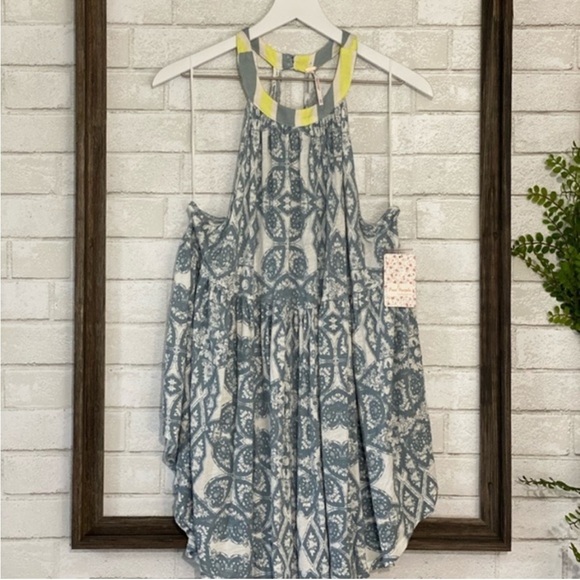 Free People Mimi Tunic Dress in Ivory Combo - Picture 3 of 8